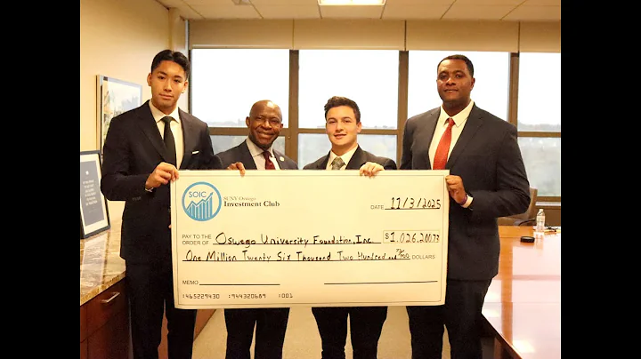 SUNY Oswego Investment Club's fund hits $1 million