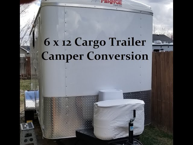 6 X 12 Cargo Trailer Camper Conversion