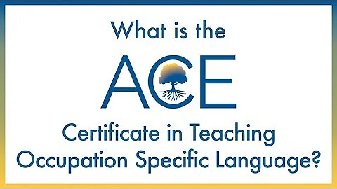 The ACE Certificate in Teaching Occupation Specific Language - DayDayNews