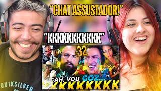 REACT SUPER XANDAO REAGINDO e RINDO MUITO com os MEMES e MENSAGENS DO CHAT ep.32