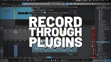 How to Record Through Plugins in #StudioOne