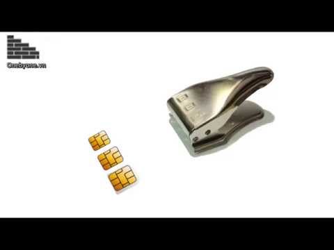 Video HƯỚNG DẪN CẮT SIM THƯỜNG THÀNH MICRO SIM & NANO SIM - youtube