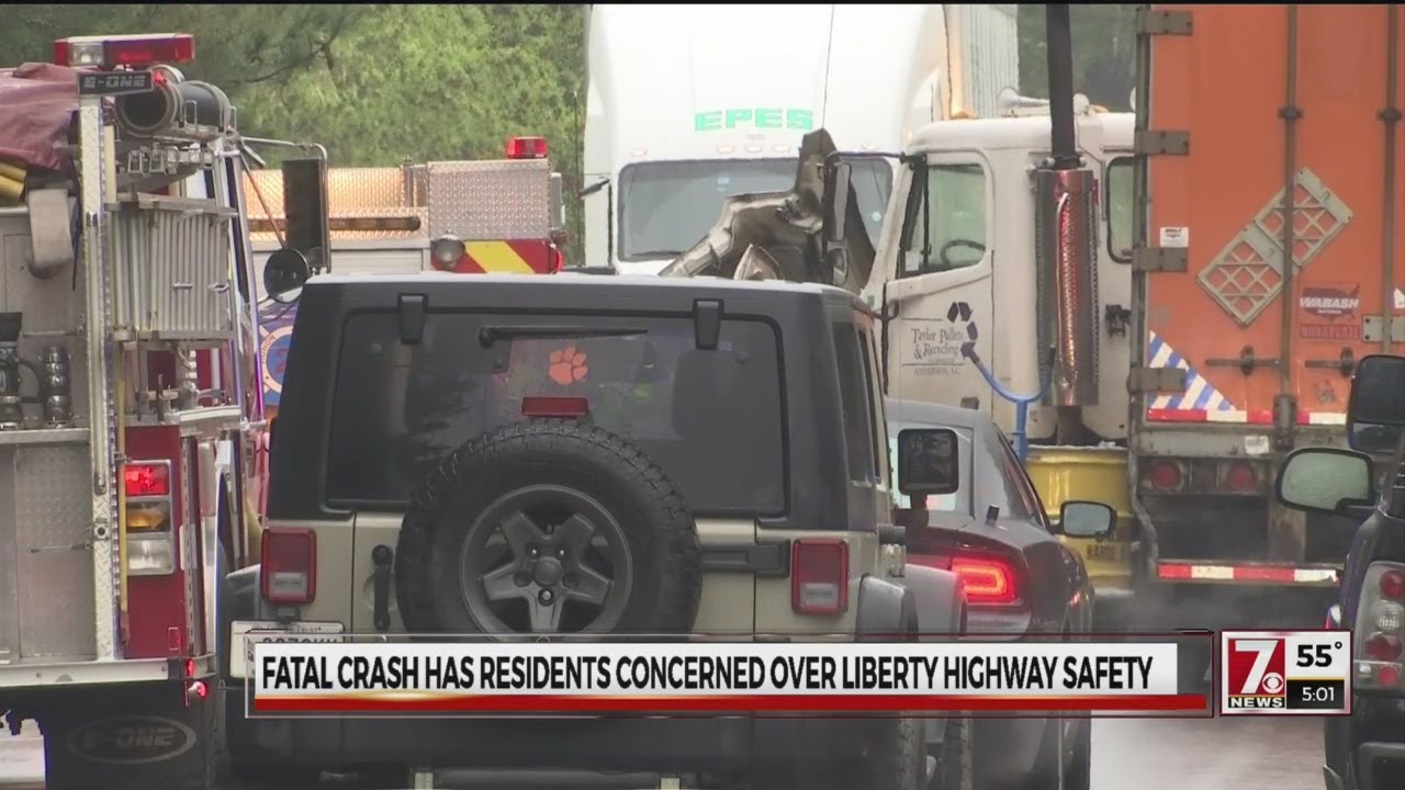 Man in deadly crash on Liberty Hwy in Anderson Co. ID'd - YouTube