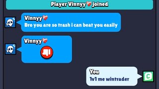 Toxic Wintrader Tries to CHEAT in 1v1 and LOSES💀
