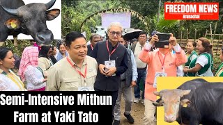 Must Watch for Farmers! Semi Intensive Mithun Farm workshop held at YAKI TATO Village
