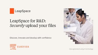 LeapSpace for R&D: Securely upload your files