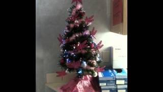 Pink Christmas tree