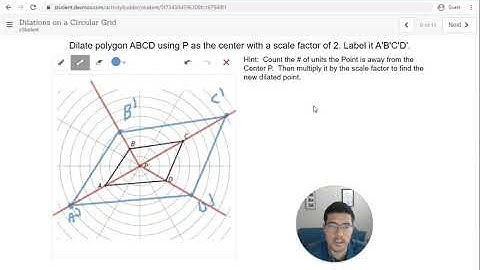 Dilations on a Circular Grid