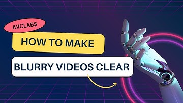 How to Make Blurry Videos Clear? - AVCLabs Video Enhancer AI #ai  #movie