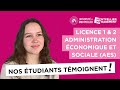 Licence 2 administration conomique et sociale  montpellier management