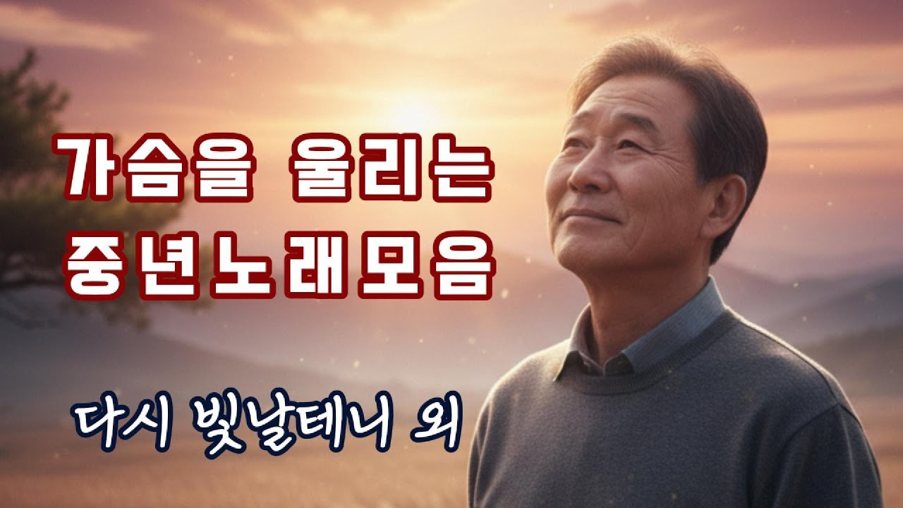 가슴을 울리는 중년노래 모음 Youtube 