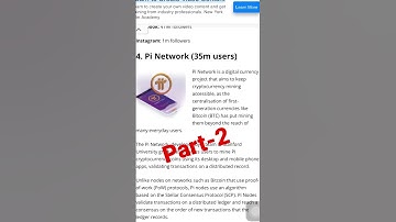 World largest crypto network😳Part-2 #pi #pinetwork #shorts #cryptocurrency #elonmusk