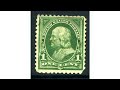 Rare usa benjamin franklin 1 cent green stamp values or not