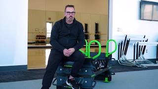 NFL combine trainer on the FlipSled