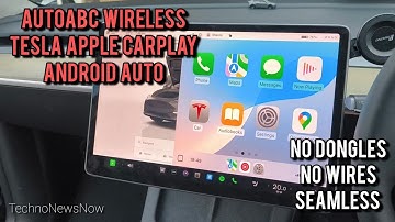 AUTOABC Wireless Tesla Apple CarPlay and Android Auto No Dongles No Issues Tesla Decoder