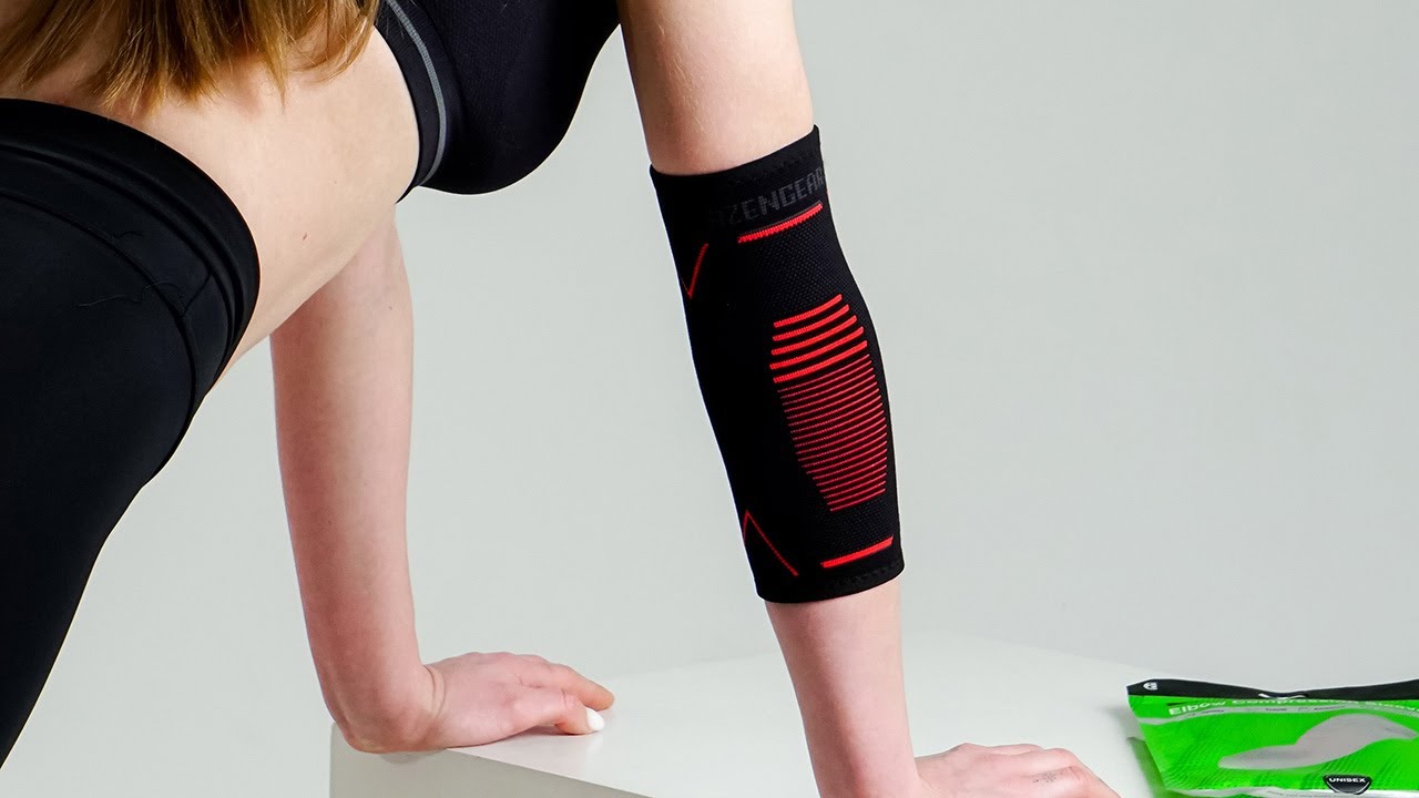 aZengear Ellenbogen-Bandage - Ellenbogenorthese fur Arthritis, Golf, Tennisspielern