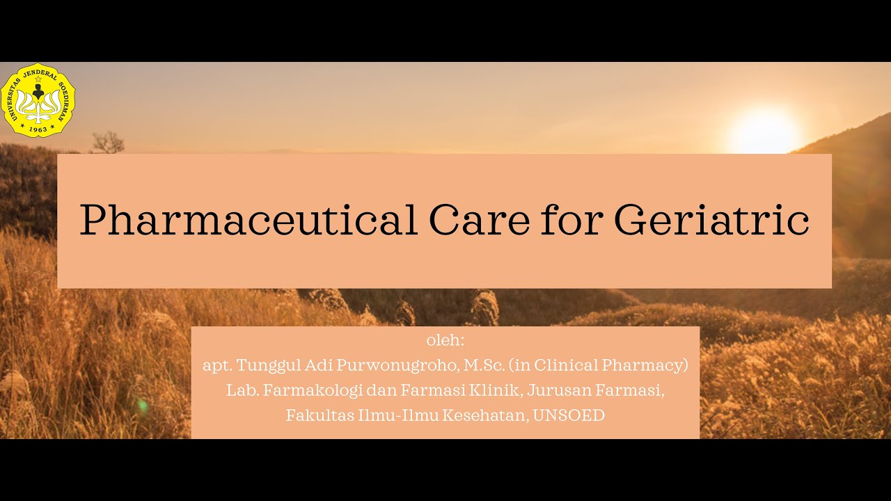 Asuhan farmasi geriatrik | elderly | DRP | Beers criteria | STOPP/START criteria