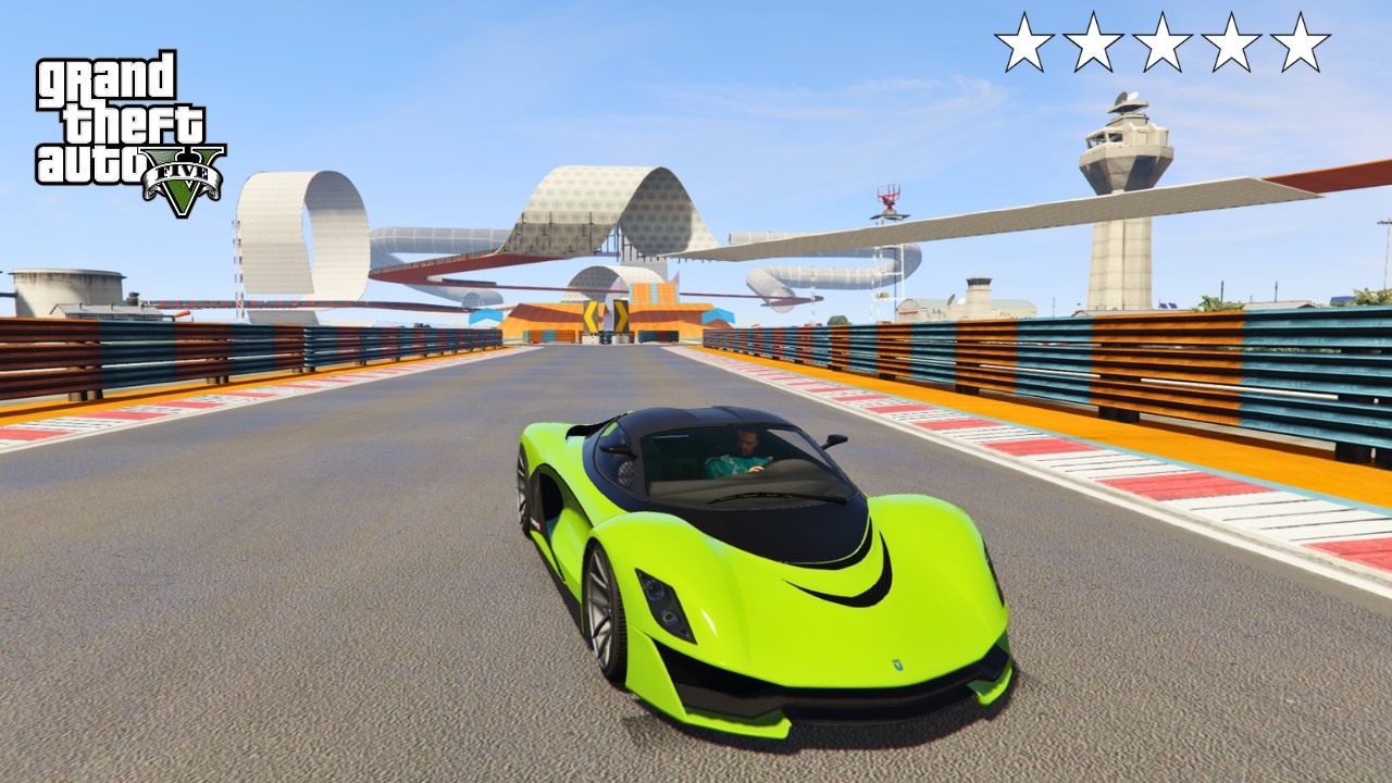 INSANE Supercar Race in GTA 5 Online! 3 Laps of Pure Speed on Custom Map!