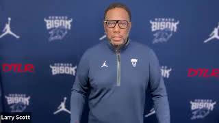 JAMES HILL SPORTS MEAC HBCU TEMPLE 55 HOWARD UNIVERSITY BISON FOOTBALL 7 F COACH LARRY SCOTT 9-8-25