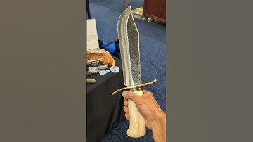 Huge Knife @ blade show 25 #edc #tools #youtubeshorts