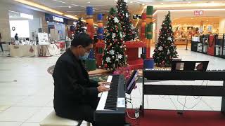 Mr Lee the 🎹 pianist at Sunwave, 3D Mall played:Shanghai Bund.