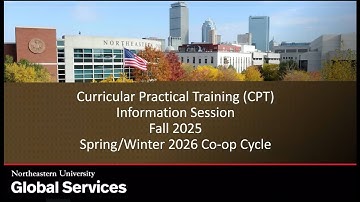 Curricular Practical Training (CPT) Webinar
