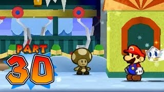 Paper Mario: Sticker Star - Part 30 - W4-4 & W4-5 - Shaved Ice Cave & Whiteout Valley