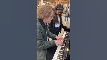 Thumbnail of Lewis Capaldi in train station in London