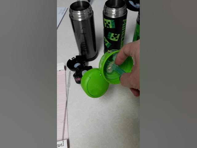 Thermos Funtainer Drink Bottle (355ml), Hello Green