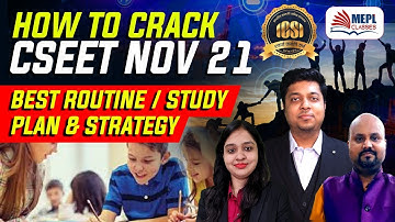 Study Plan For CSEET NOV