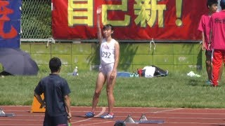 20170910 群馬県高校対抗陸上 女子200m 準決勝3組