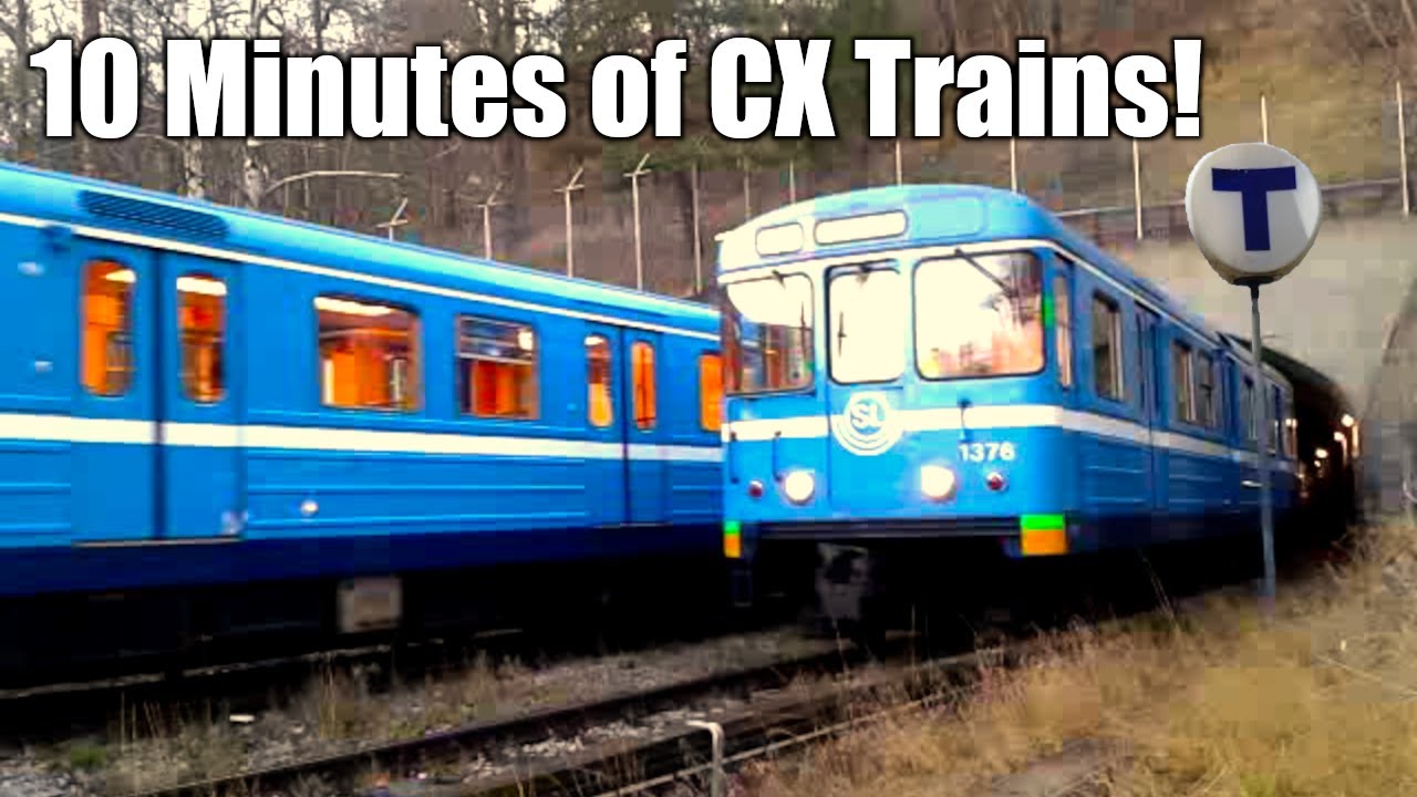 Swedish Icons: C6 & C14 Metro Trains - A Tribute to Rail History