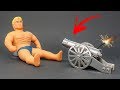 MINI CANNON vs STRETCH ARMSTRONG