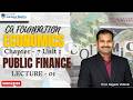 CA Foundation | Economics | Chapter 7.1 | PUBLIC FINANCE | Lec 1 |By Prof. Nagesh Sir