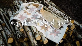 Natural Dye Quilt Reveal | Vegan Welsh Cakes Recipe | Slow Living Vlog UK by Eighteen and Cloudy 260 views 2 months ago 6 minutes, 32 seconds