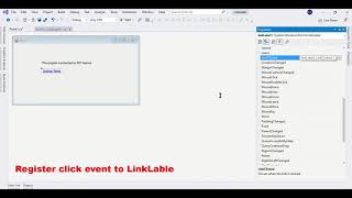 how to use linklabel control in windows form c# | windows form | c# tutorial