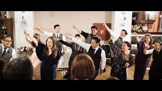 Amazing wedding flash mob dance + reaction (Sia and Colleen)