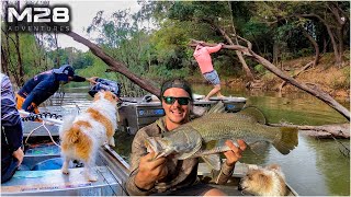 Wild CAPE YORK Rivers Fishing amongst the SNAGS!