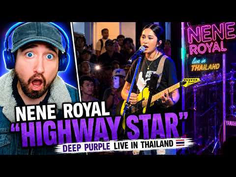 Reaction to Nene Royal “Highway Star” LIVE in Thailand (Naka Market Phuket) | Deep Purple Cover