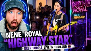 Reaction to Nene Royal “Highway Star” LIVE in Thailand (Naka Market Phuket) | Deep Purple Cover