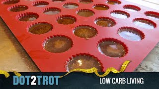 Chocolate And Peanut Butter Cup Fat Bombs (Keto/Low Carb)