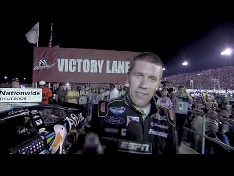 Victory Lane: Carl Edwards