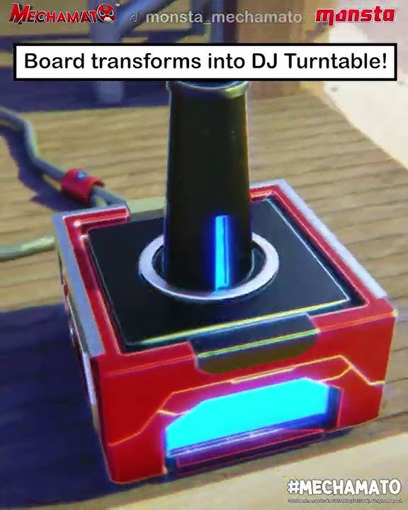 Board transforms into DJ Turntable! | Mechamato