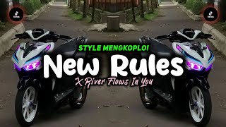 DJ New Rules x River Flows In You Style Mengkoplo || Tiktok DJ ADIP KHARIS