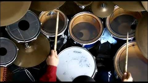 How To Play Polyrhythms On Drums  (Marco Minnemann style) #1.