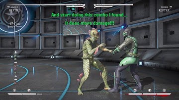 Mkx Nimble Reptile: NEW CORNER COMBO 51% (1 bar) All Reptile players watch!