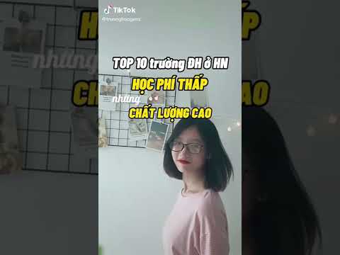 Video TOP 10 trường ĐH có học phí thấp nhất ở Hà Nội #shorts - YouTube