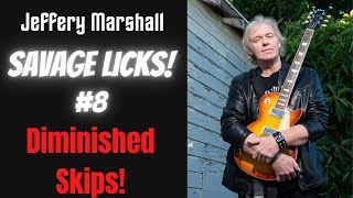Savage Licks #8 - Diminished Skips - Guitar Lesson