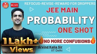 Probability | One Shot | Refocus-Revise-Reward | Arvind Kalia Sir | Vedantu