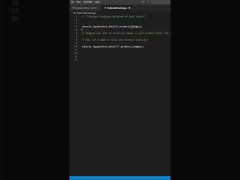 Optional Chaining - Because Coding Should be a Joke!